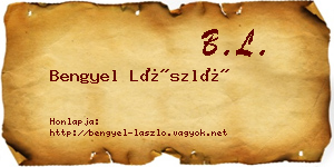 Bengyel László névjegykártya